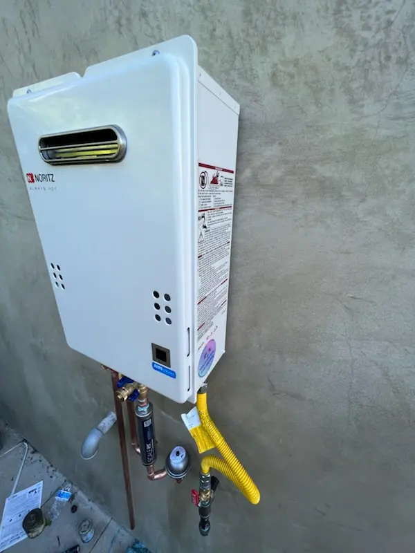Tankless water heater installation for Gold Hill homes